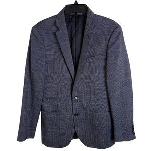 J.Crew men’s Ludlow pin stripe‎ sport coat blazer jacket gray blue 36R